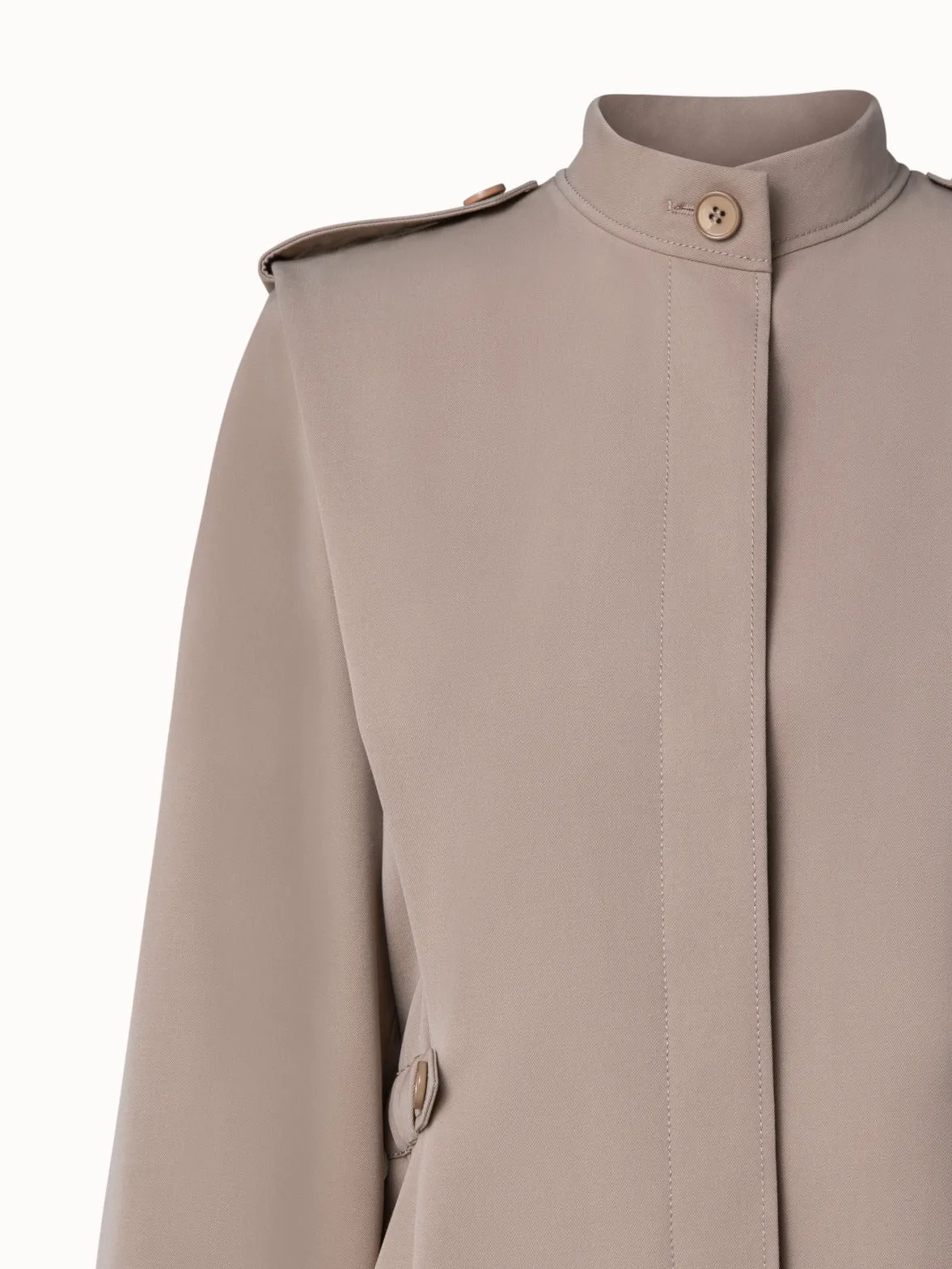 Wool Gabardine Jacket Akris