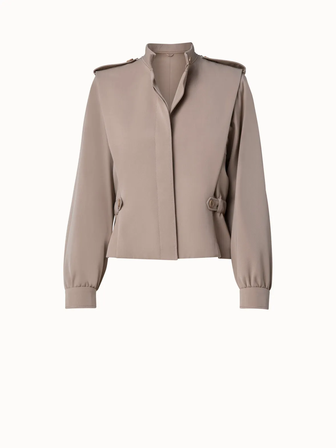 Wool Gabardine Jacket Akris