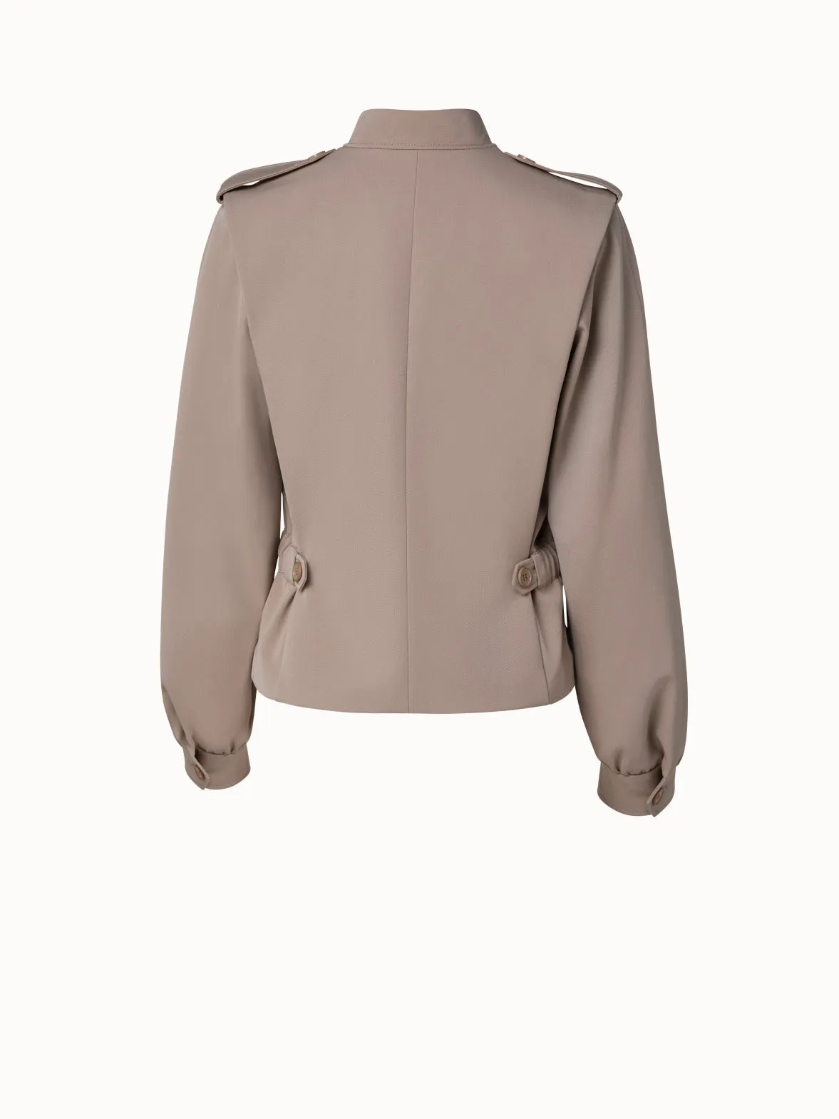 Wool Gabardine Jacket Akris