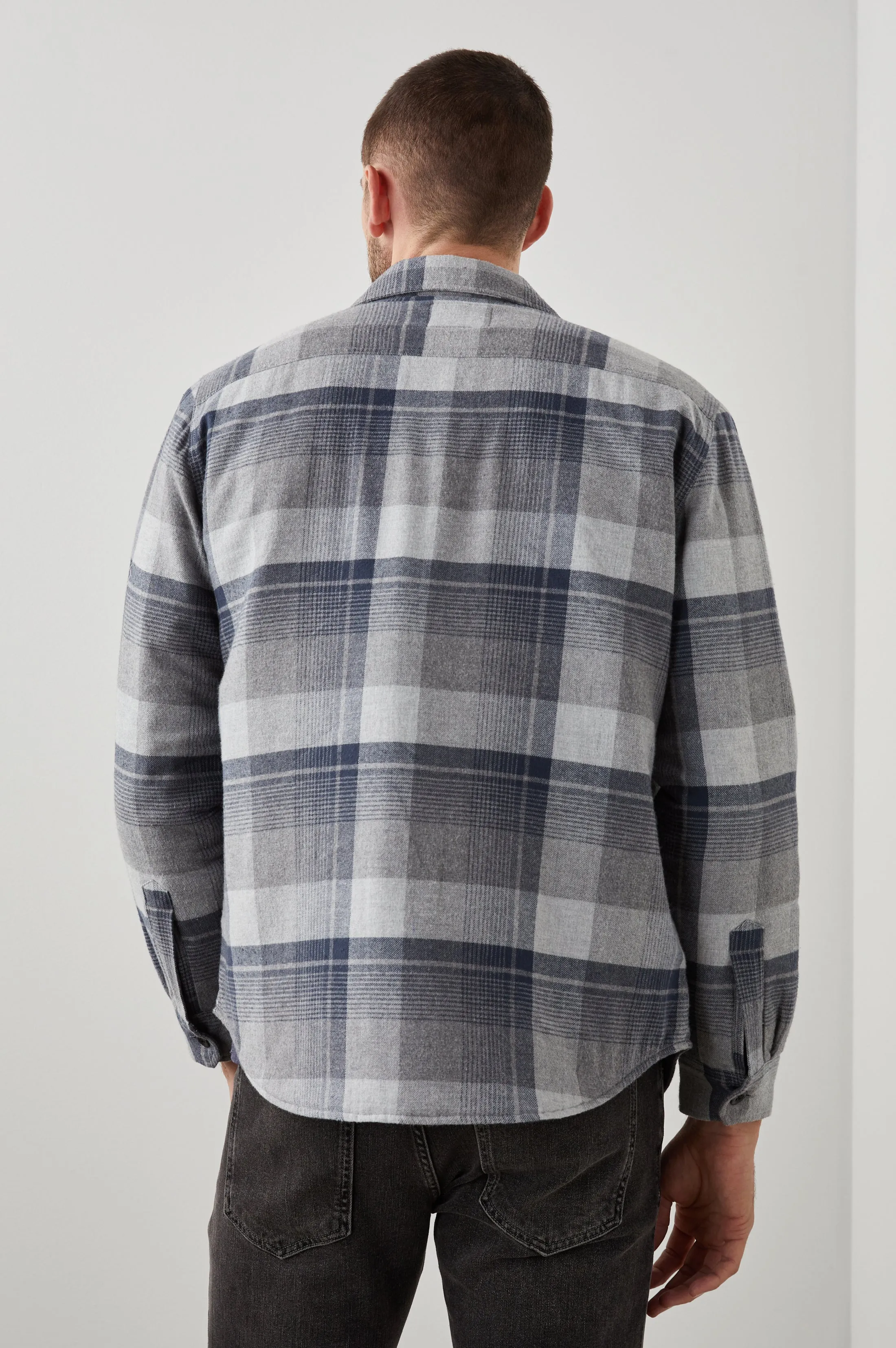 WORTHING JACKET - SLATE MIST HEATHER Rails