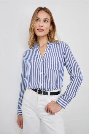 WREN SHIRT - BLUE WHITE Rails