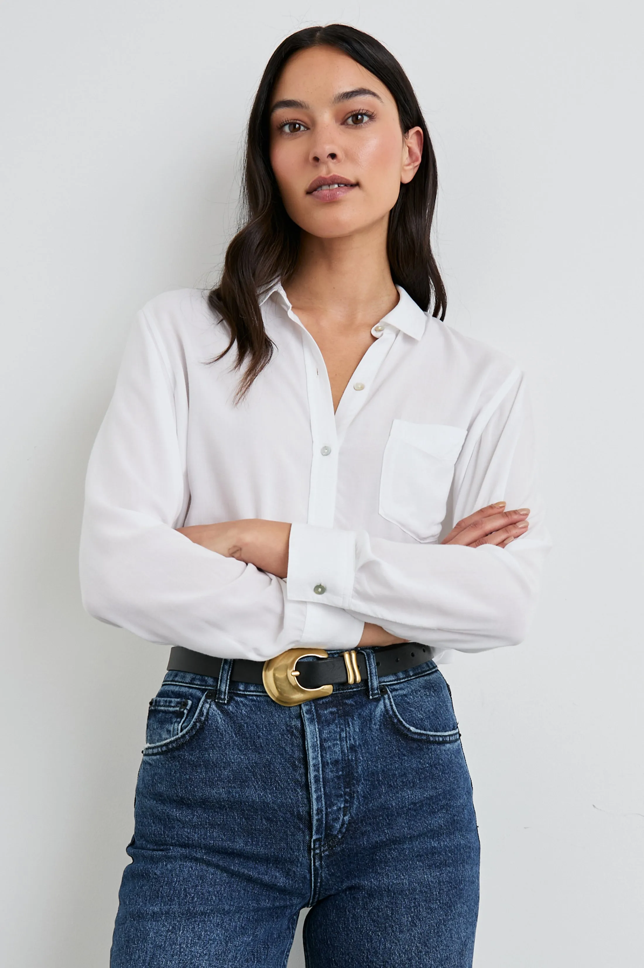 WREN SHIRT - WHITE Rails