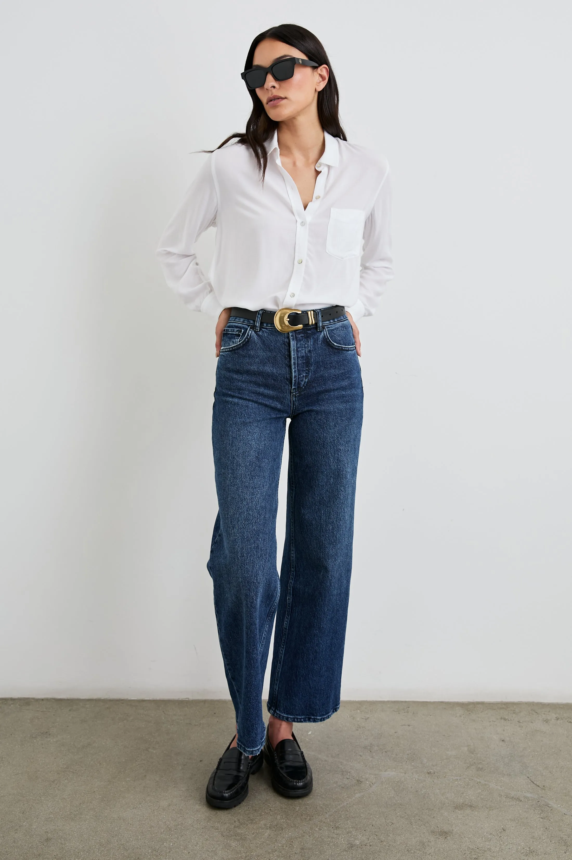 WREN SHIRT - WHITE Rails