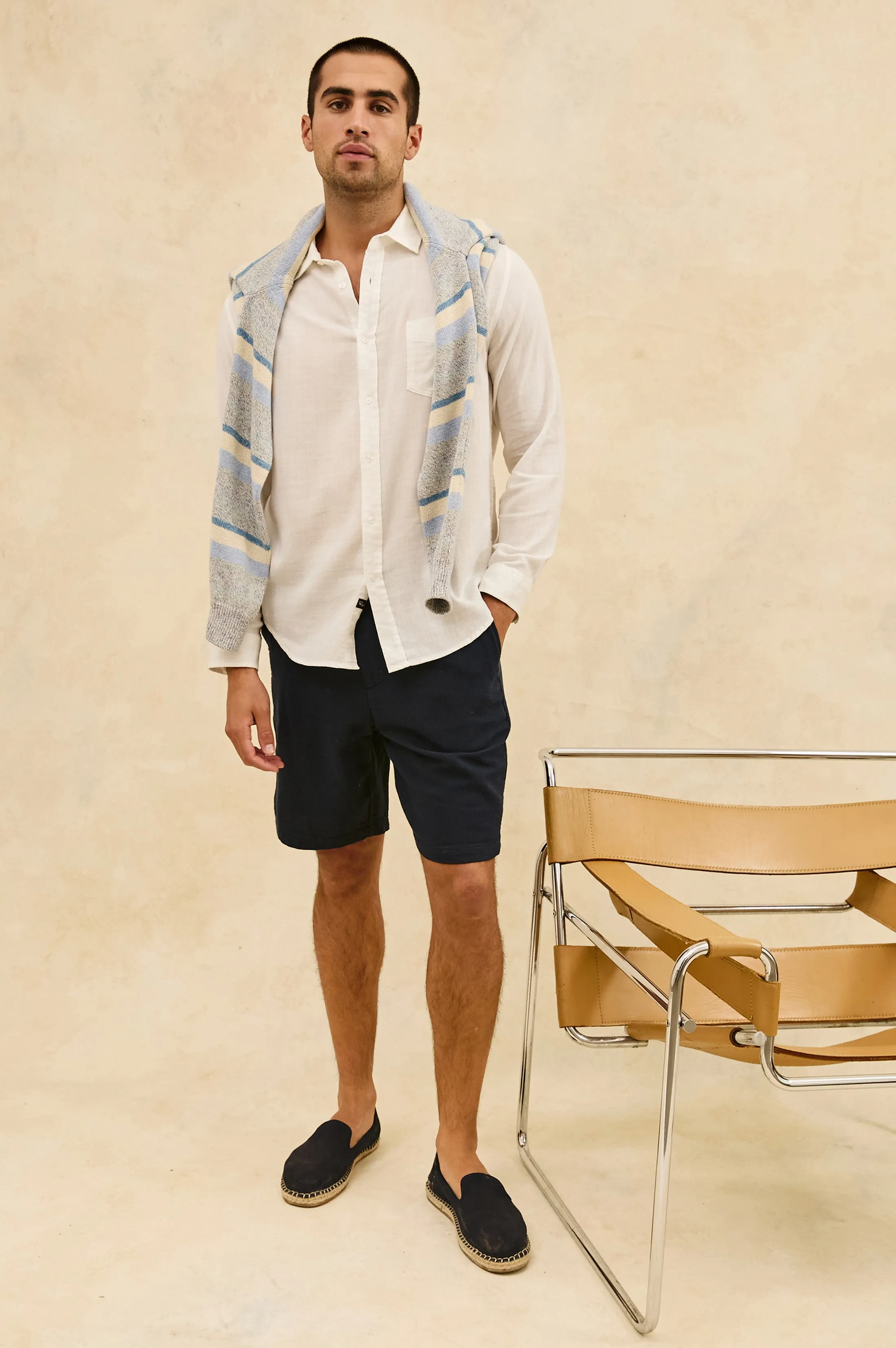 WYATT RELAXED FIT SHIRT - WHITE Rails