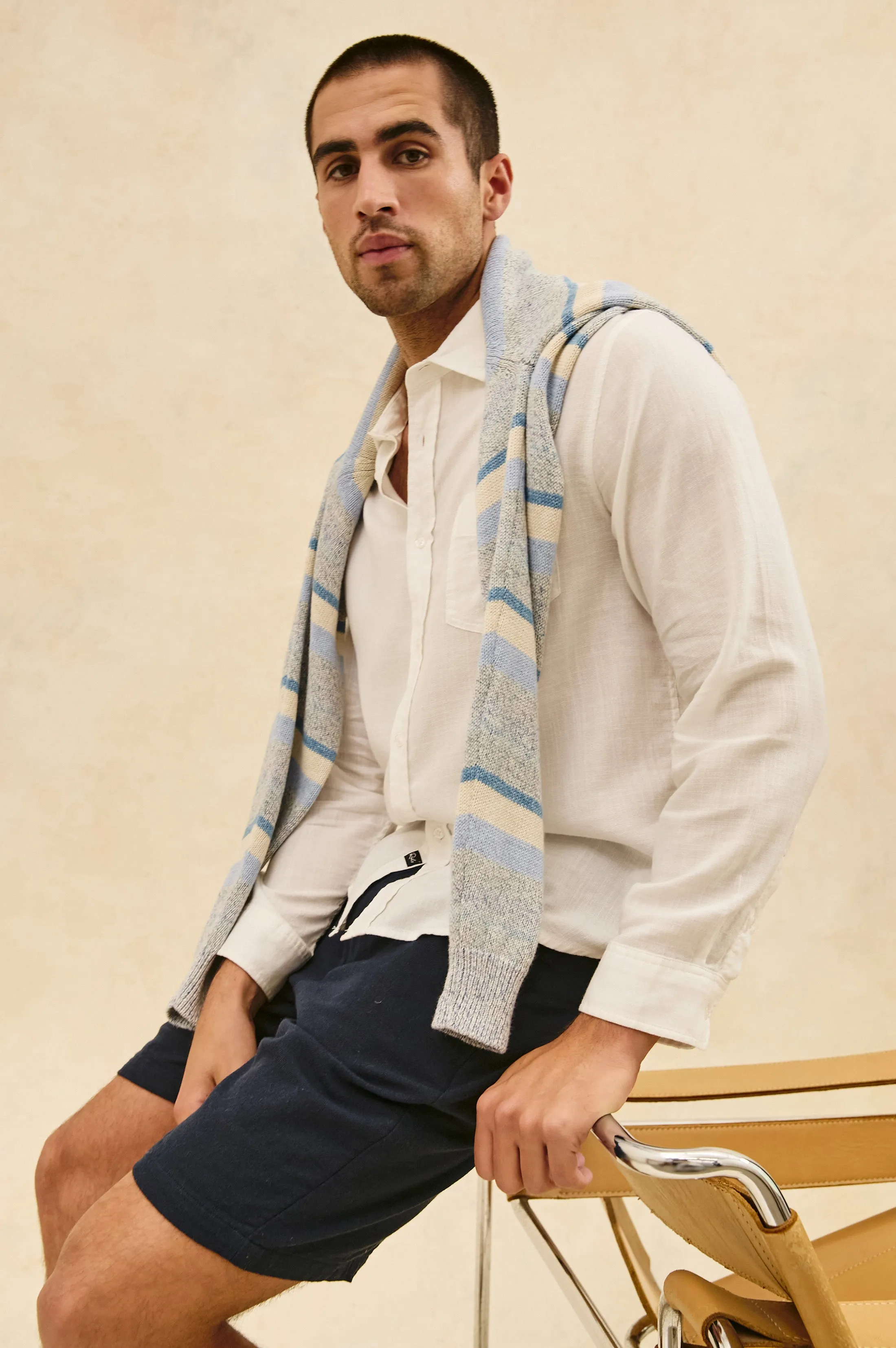 WYATT RELAXED FIT SHIRT - WHITE Rails