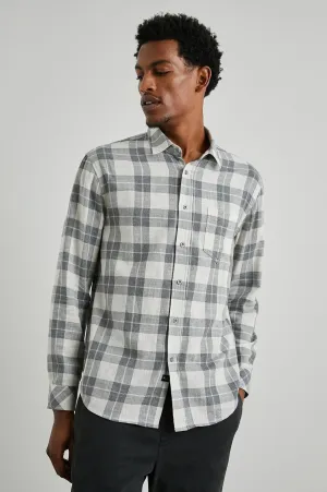 WYATT SHIRT - ANTHROCITE SKY MELANGE Rails
