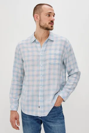 WYATT SHIRT - APRES OCEAN MELANGE Rails