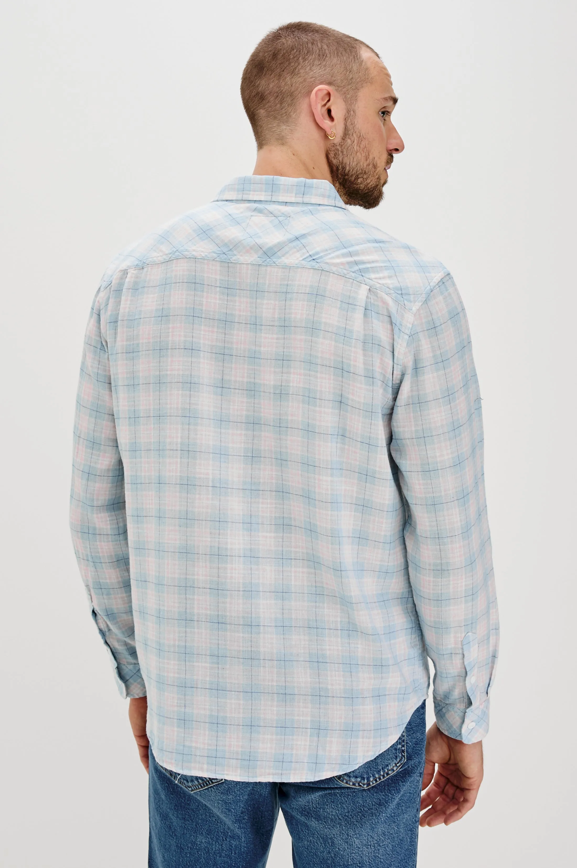 WYATT SHIRT - APRES OCEAN MELANGE Rails