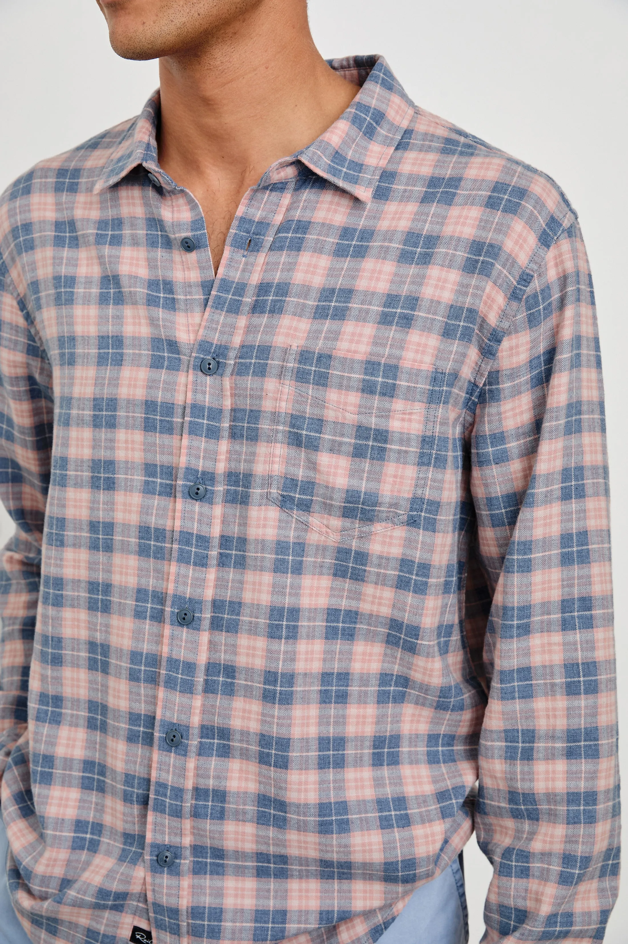 WYATT SHIRT - BLUEBERRY BLUSH Rails