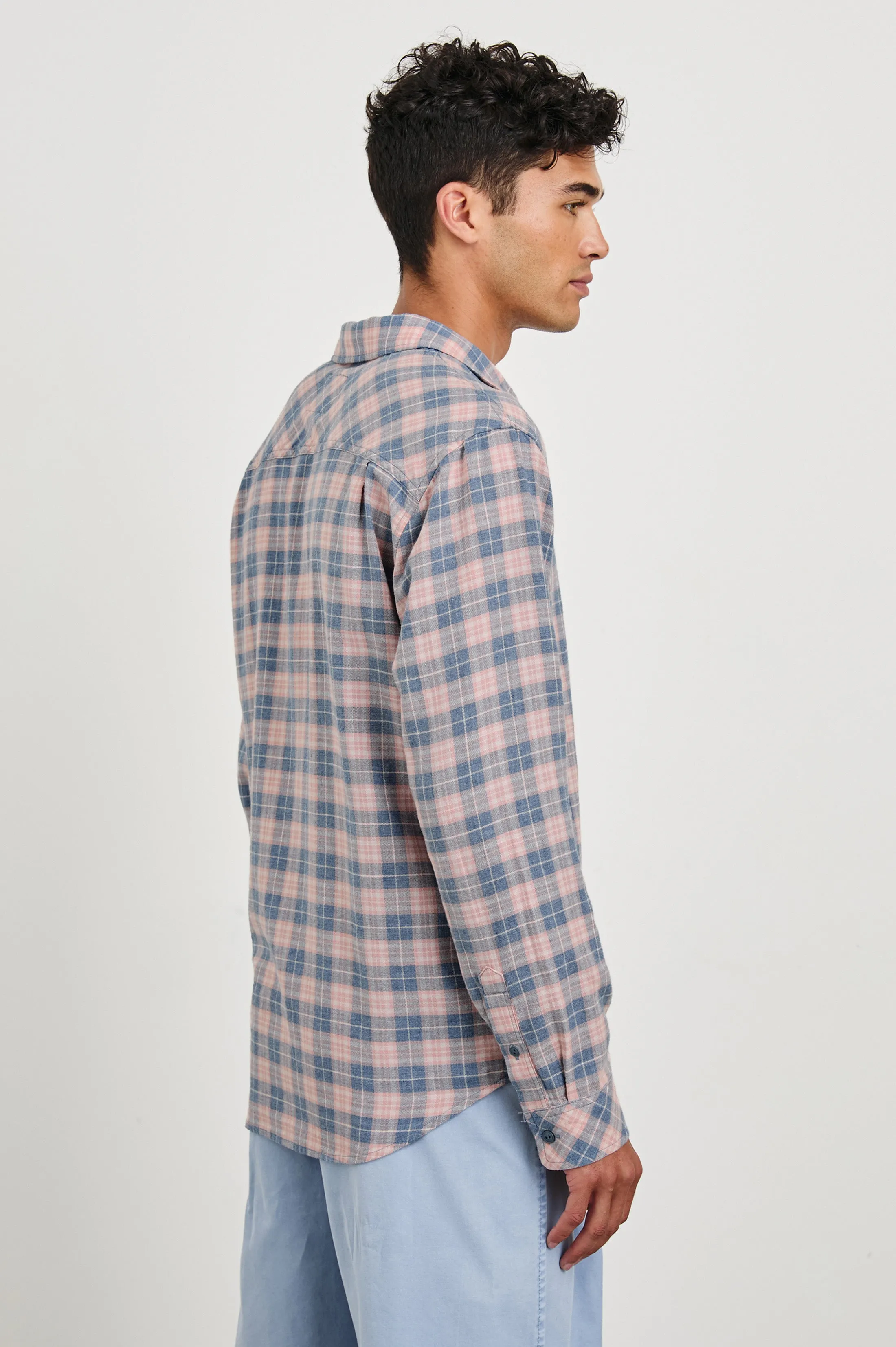 WYATT SHIRT - BLUEBERRY BLUSH Rails