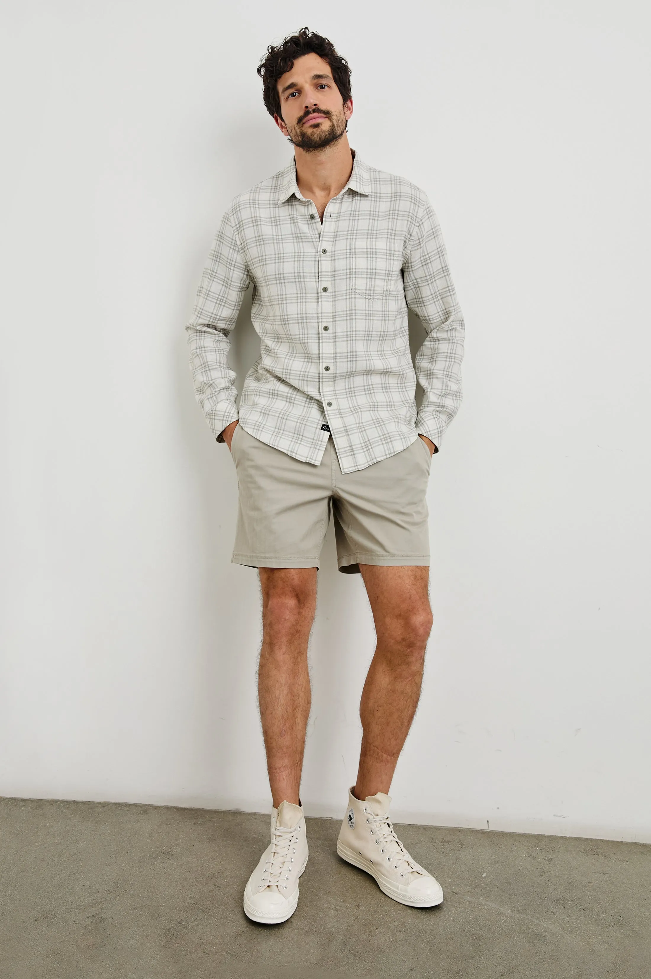 WYATT SHIRT - DESERT SAGE HARMONY Rails