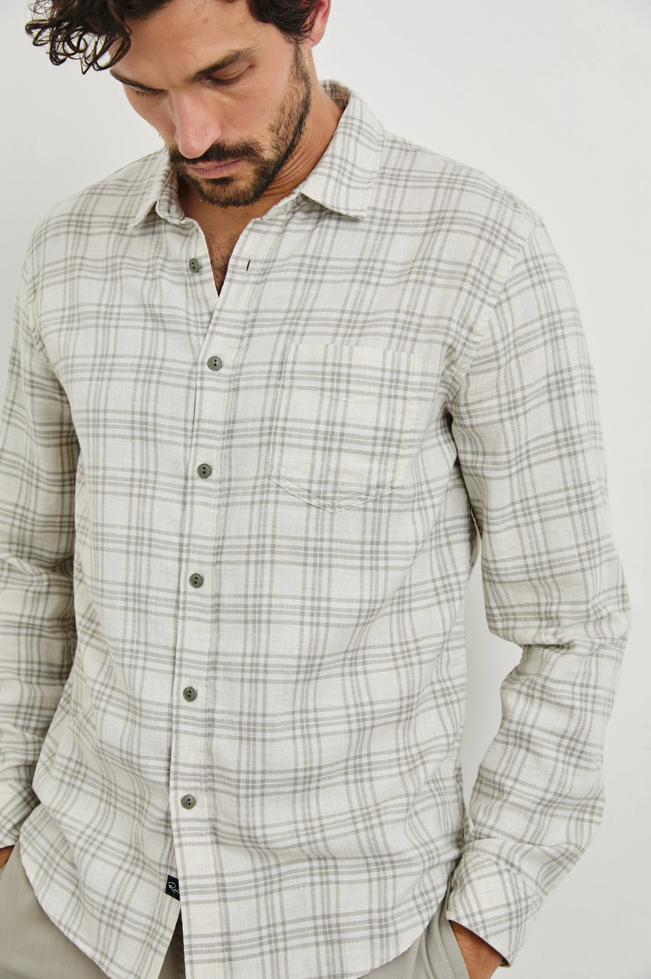 WYATT SHIRT - DESERT SAGE HARMONY Rails