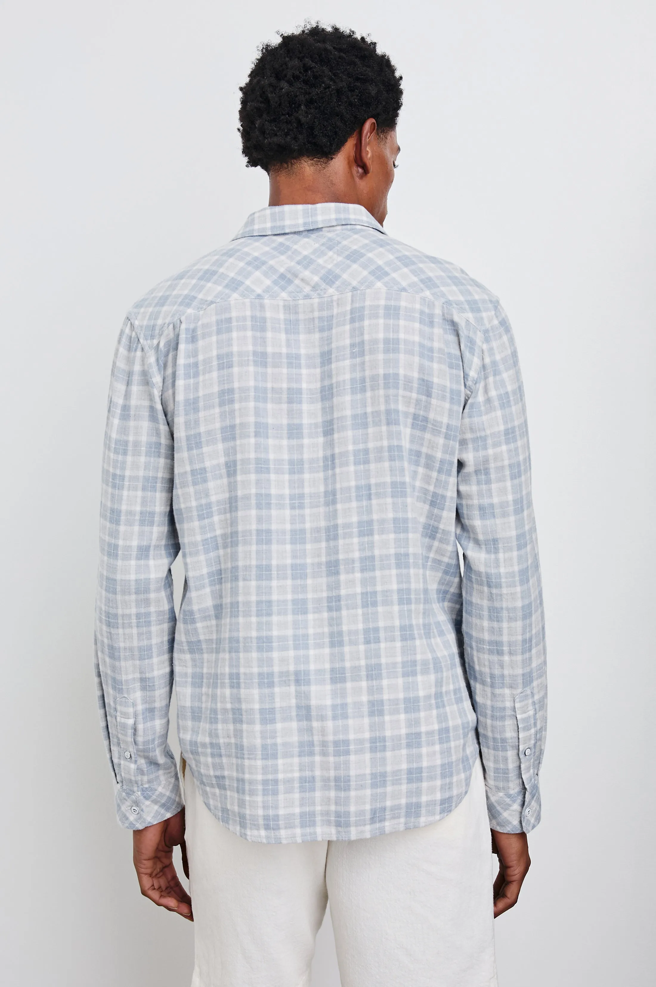 WYATT SHIRT - GENTLE SHORE MELANGE Rails
