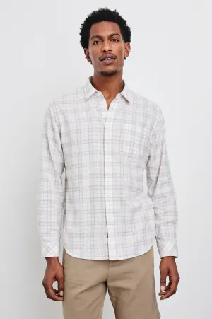 WYATT SHIRT - MISTY PEBBLE PATH Rails