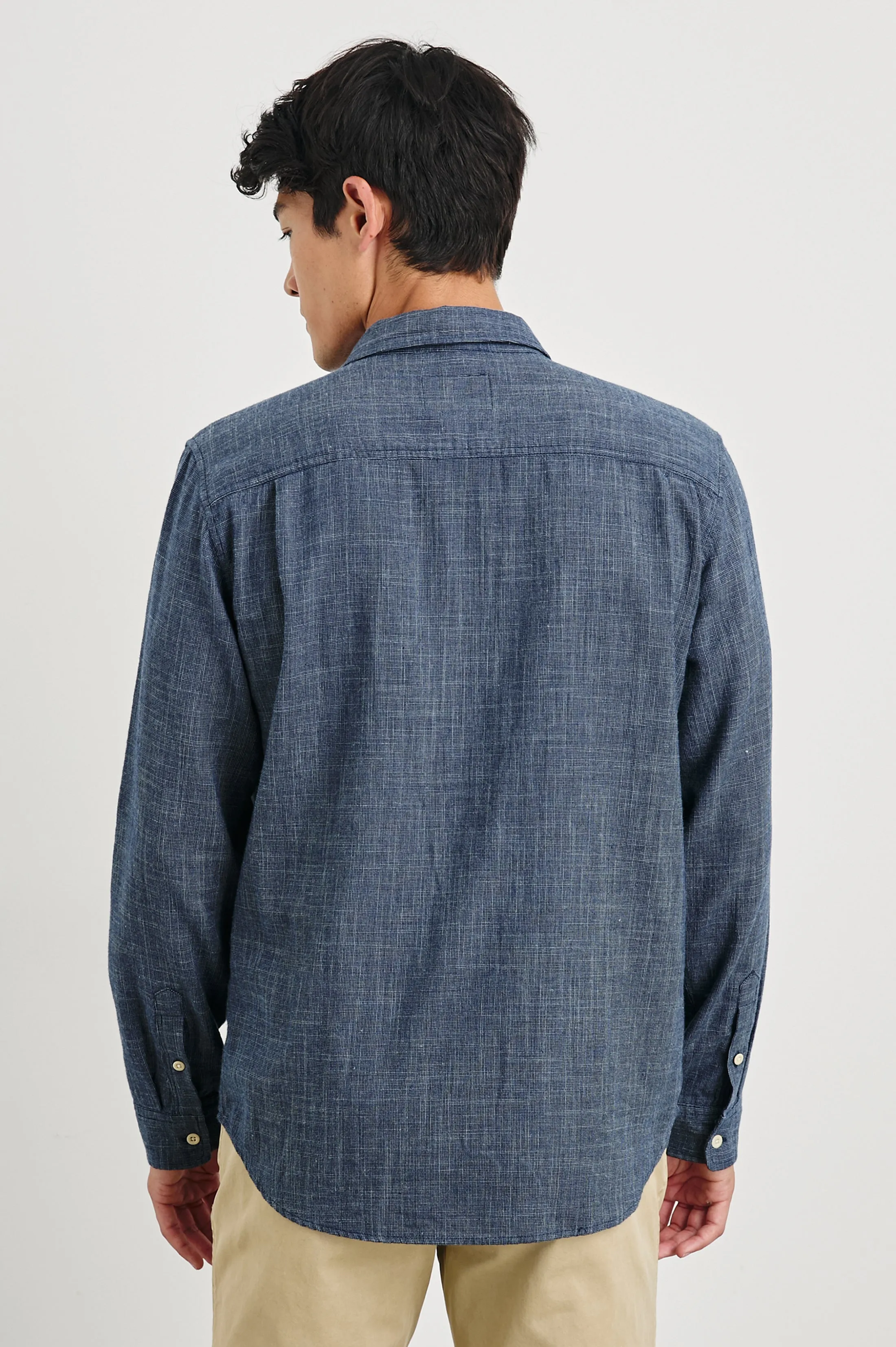 WYATT SHIRT - NAVY ETCH Rails