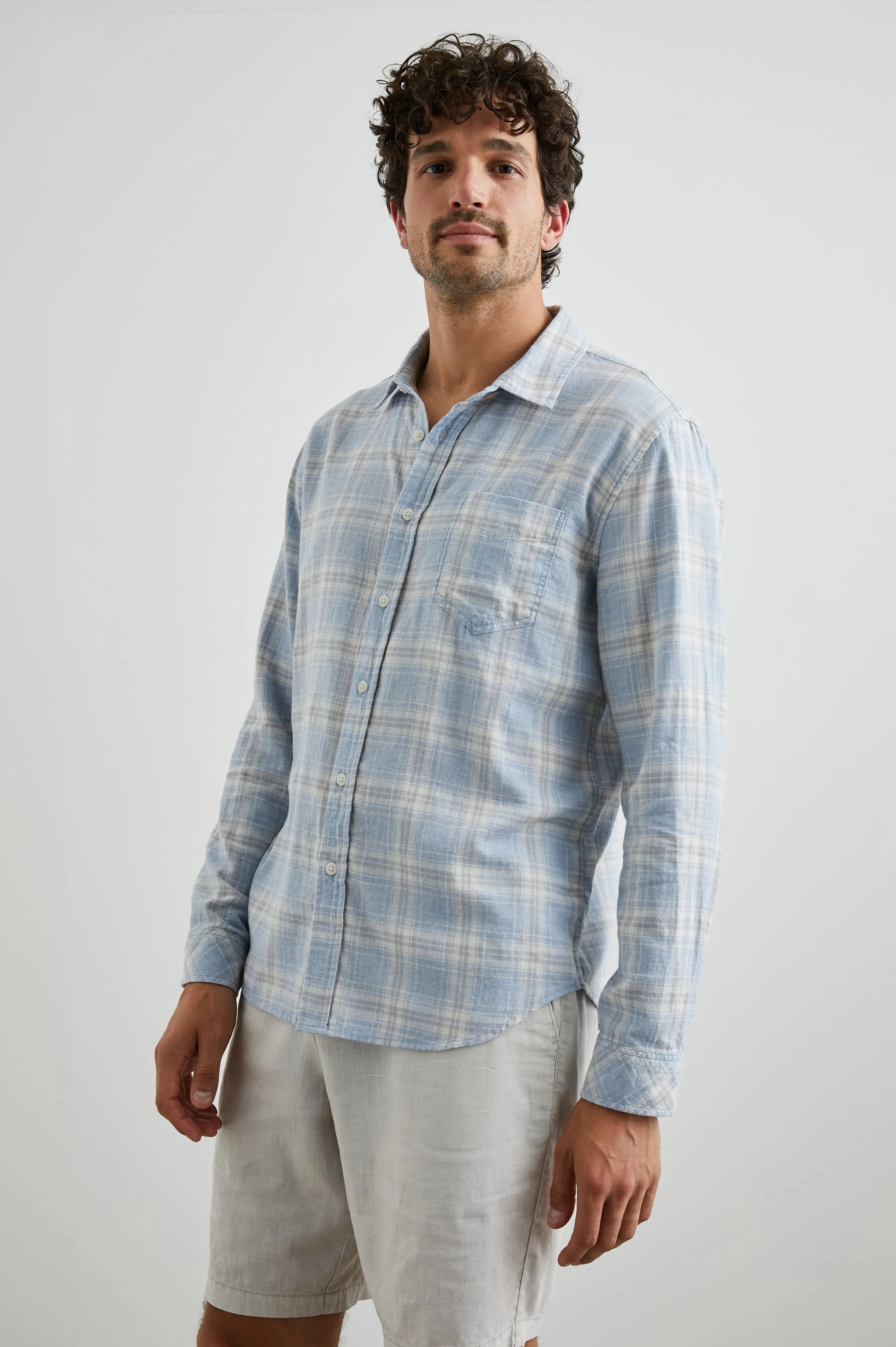 WYATT SHIRT - ROSE WATERFALL Rails