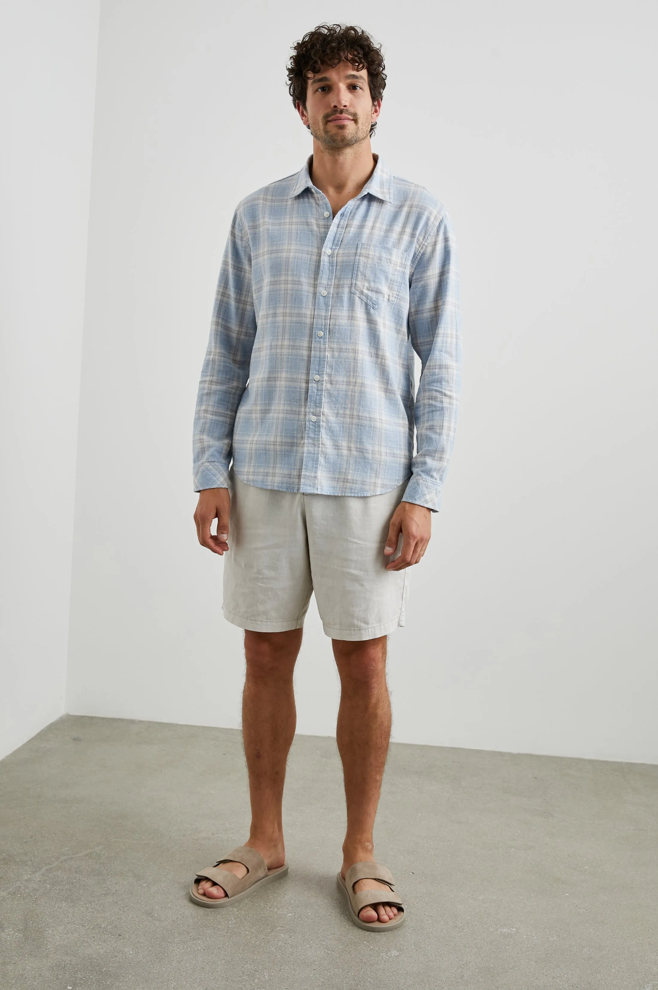 WYATT SHIRT - ROSE WATERFALL Rails