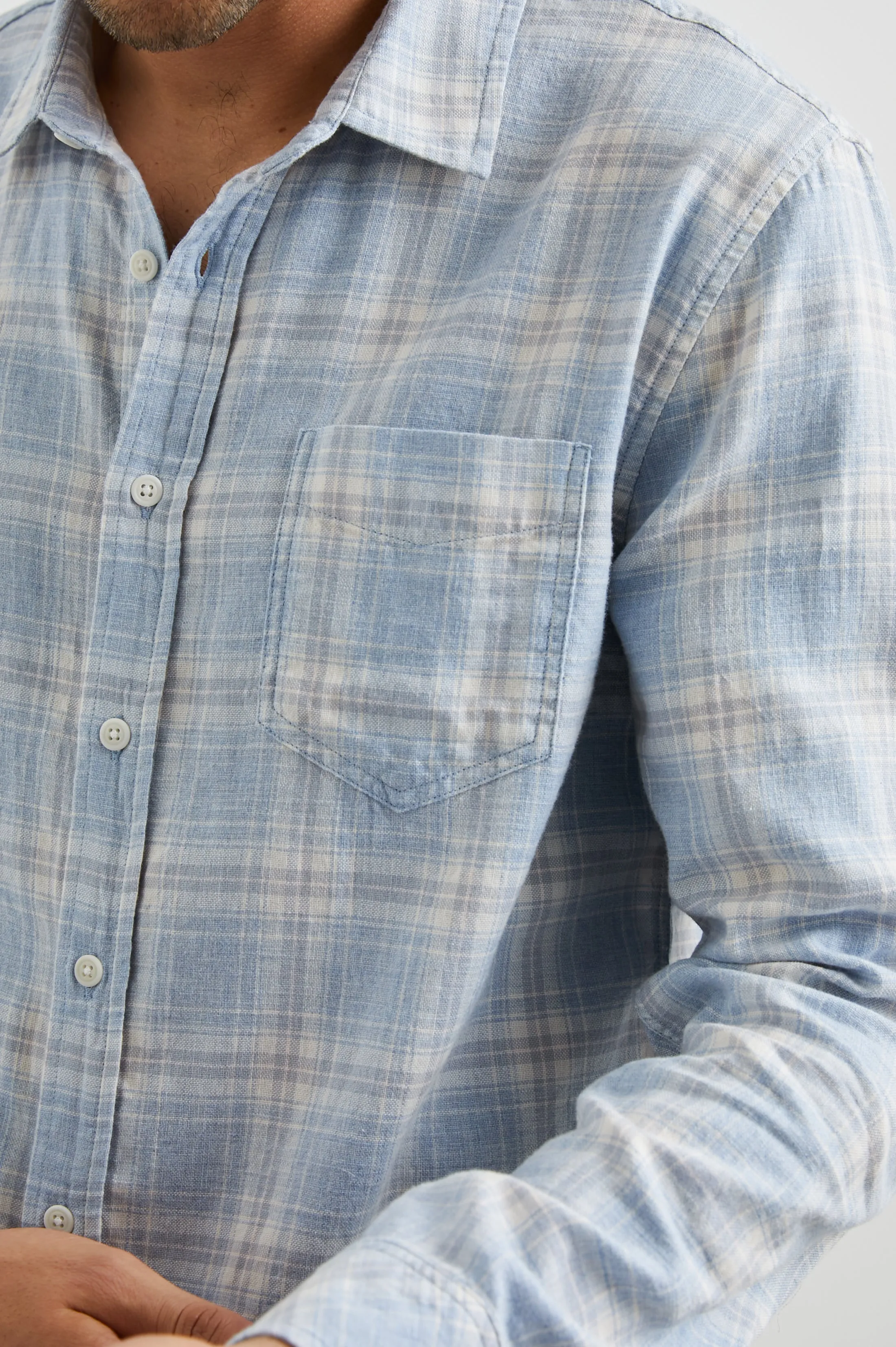 WYATT SHIRT - ROSE WATERFALL Rails