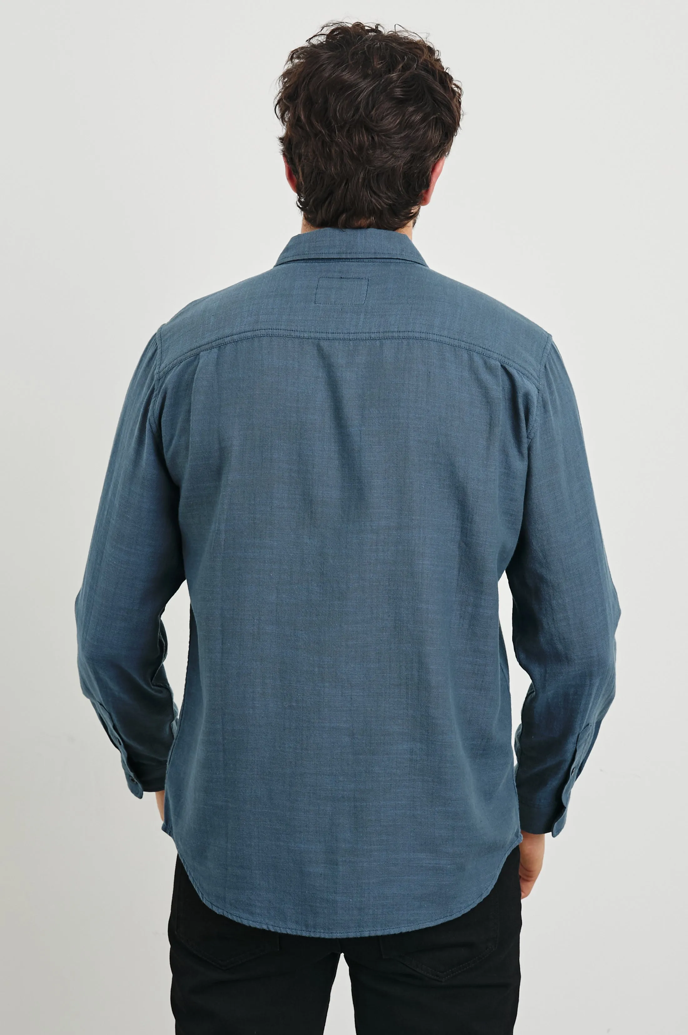 WYATT SHIRT - SEA BLUE Rails