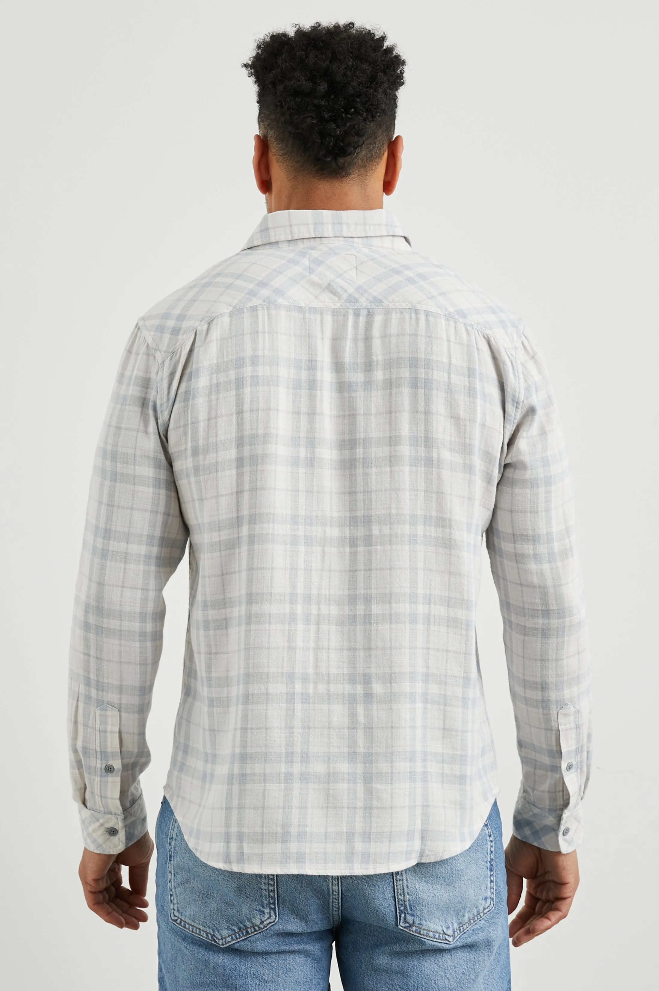 WYATT SHIRT - SLATE PETAL Rails