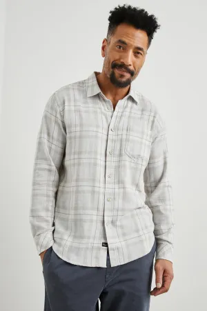 WYATT SHIRT - TAPIR AGAVE MELANGE Rails