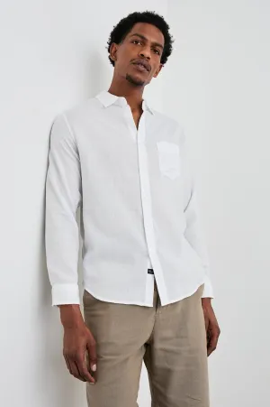 WYATT SHIRT - WHITE Rails