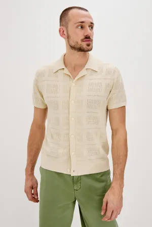 YATES SHIRT - CREAM Rails