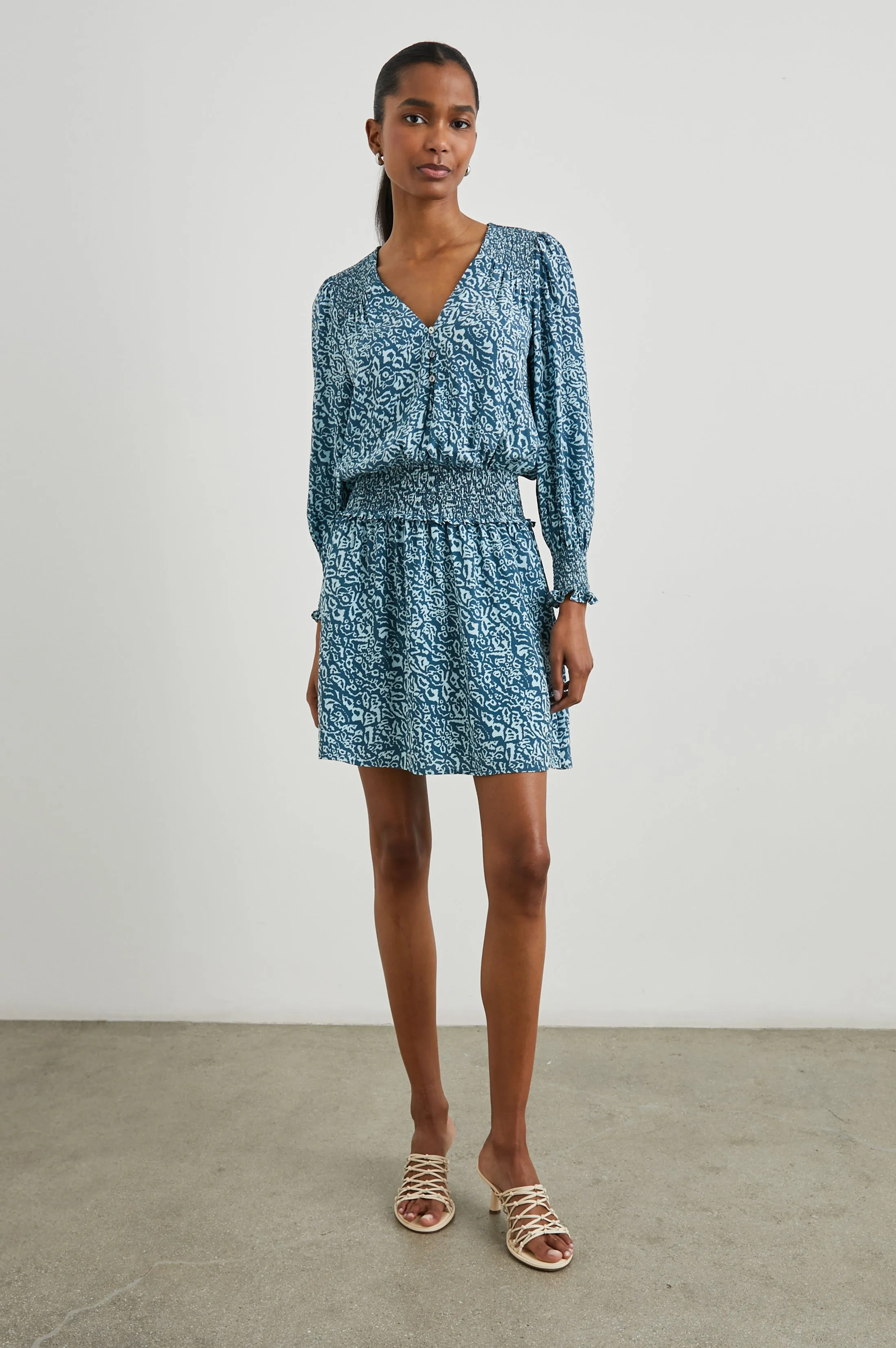 ZANA DRESS - BLUE HAVANA Rails
