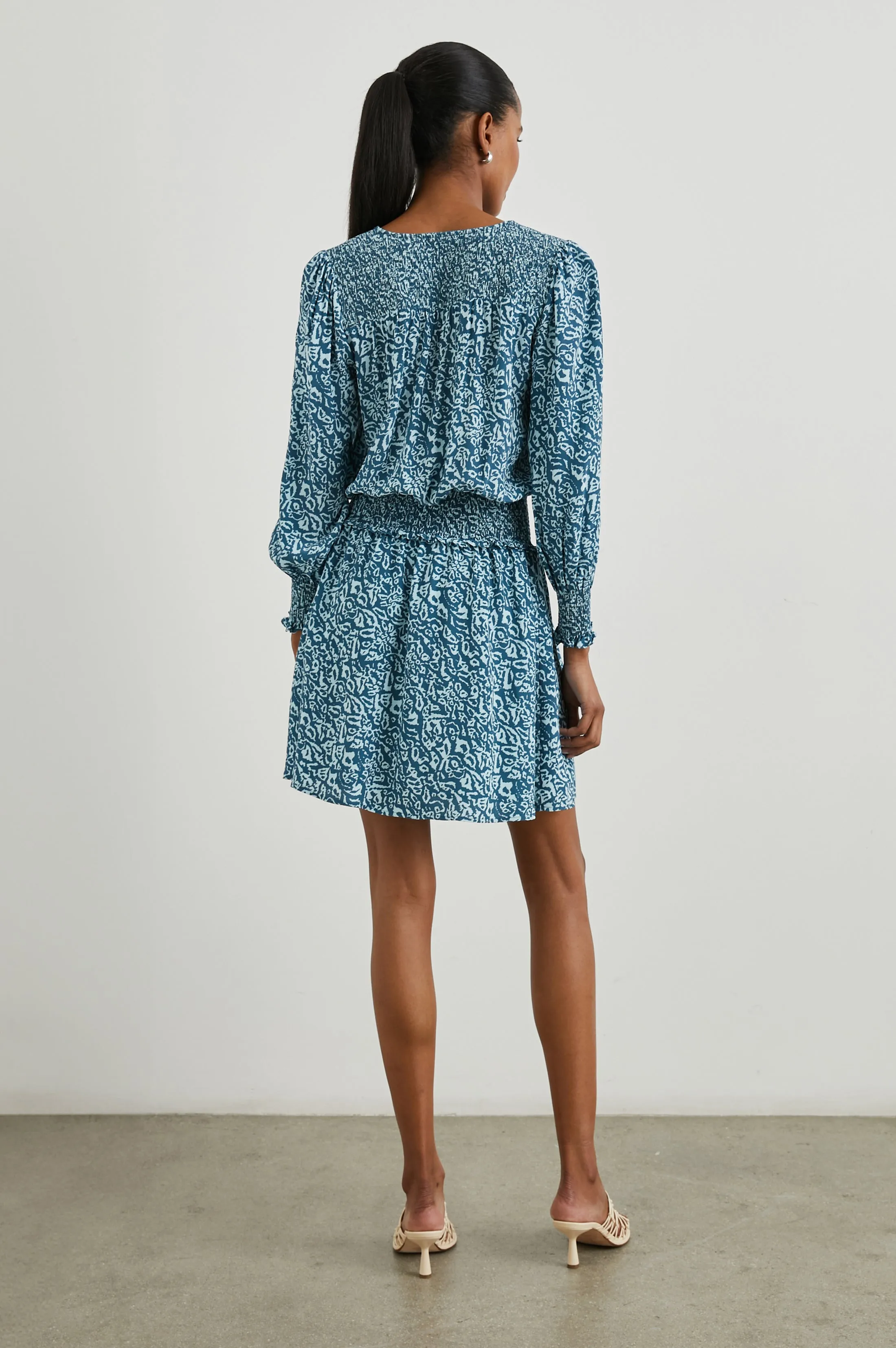 ZANA DRESS - BLUE HAVANA Rails