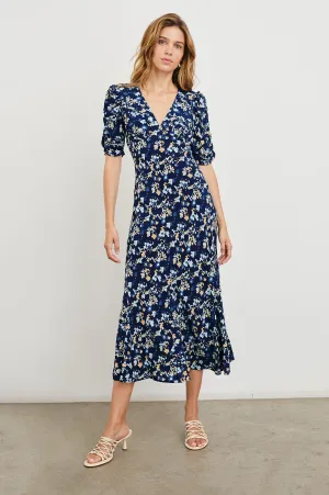ZARIAH DRESS - NAVY FLORA Rails