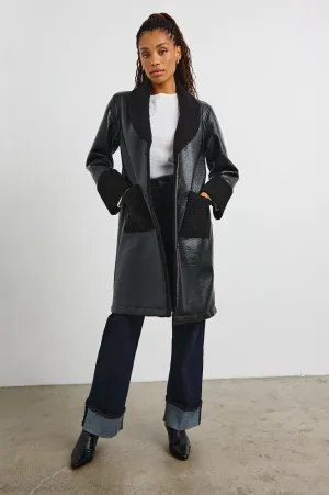 ZODIAC JACKET - BLACK SHEARLING Rails