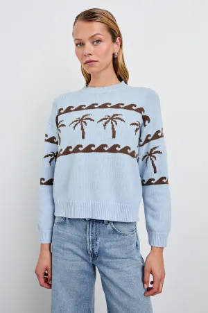 ZOEY SWEATER - PALM STRIPE Rails